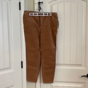 Talbots High-Waist Jeggings Ankle 12P Tan